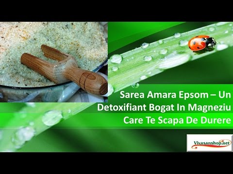 Sarea Amara Epsom – Un Detoxifiant Bogat In Magneziu Care Te Scapa De Durere Vivasan