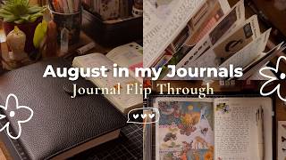 August Journal Flip Through🌞📓 | Stalogy, Hobonichi Weeks & My Stationery Favourites