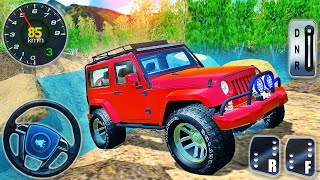 Offroad Jeep Driving Simulator 3D 2021 - Mountain Uphill Car Stunt Adventure - Android GamePlay screenshot 1