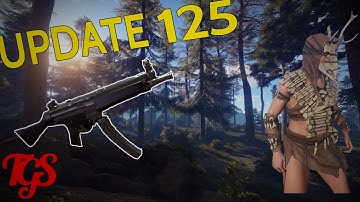 RUST UPDATE 125 - GRAPHICS, MP5 AND BONE ARMOUR!