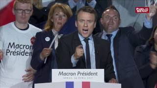 Emmanuel Macron screams and refuses to give in to Marine Le Pen and the National Front
