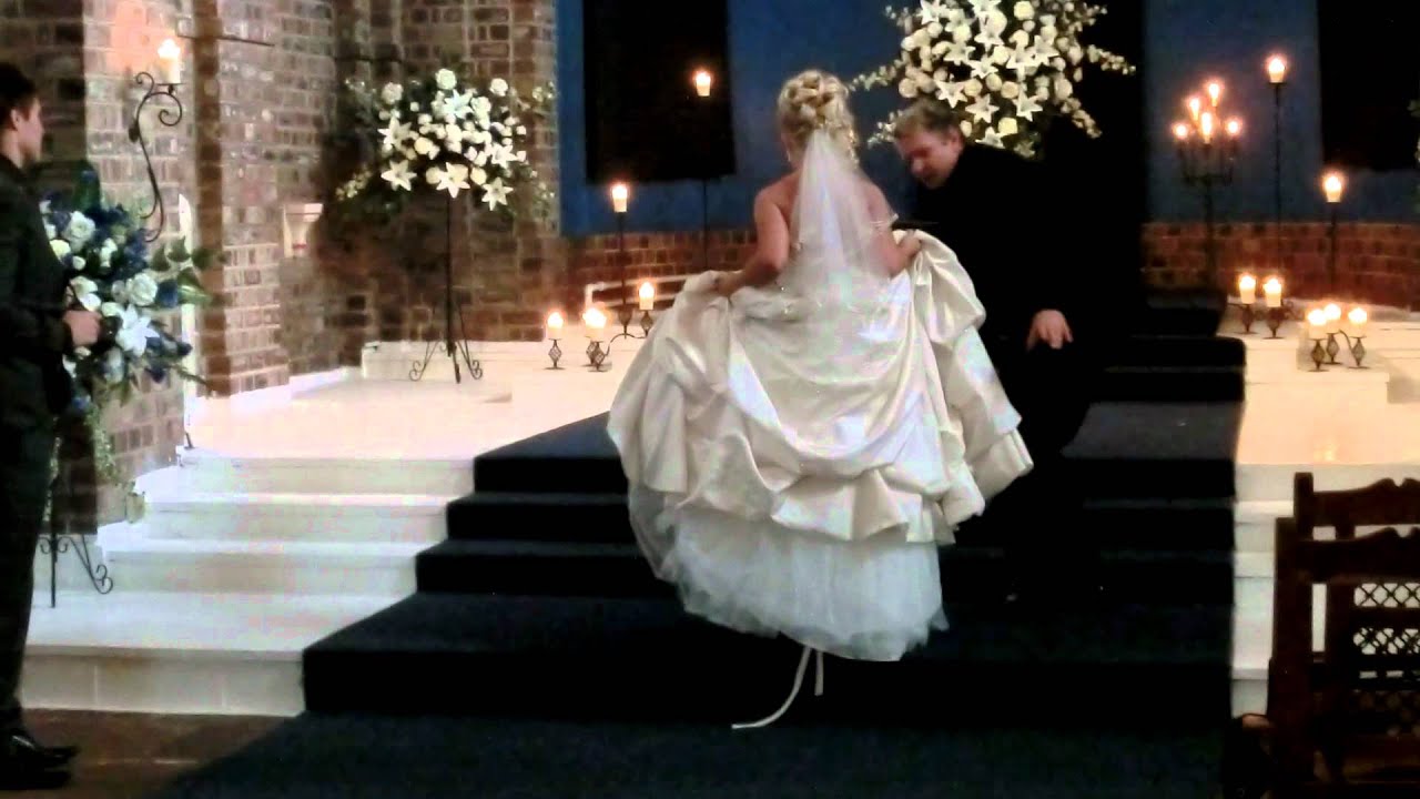 Joanne wedding pictures in the Anvil Hall Church