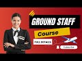 Join the Best Airport Ground Staff Course at Alroz Aviation Institute | Admission Open!