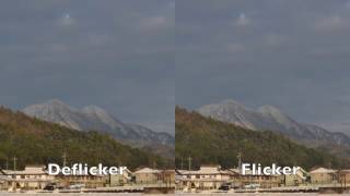 Time lapse comparison - deflicker