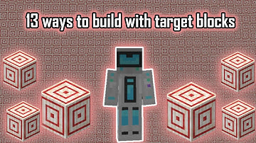 Minecraft 1.16 nether update 13 ways to build with target blocks