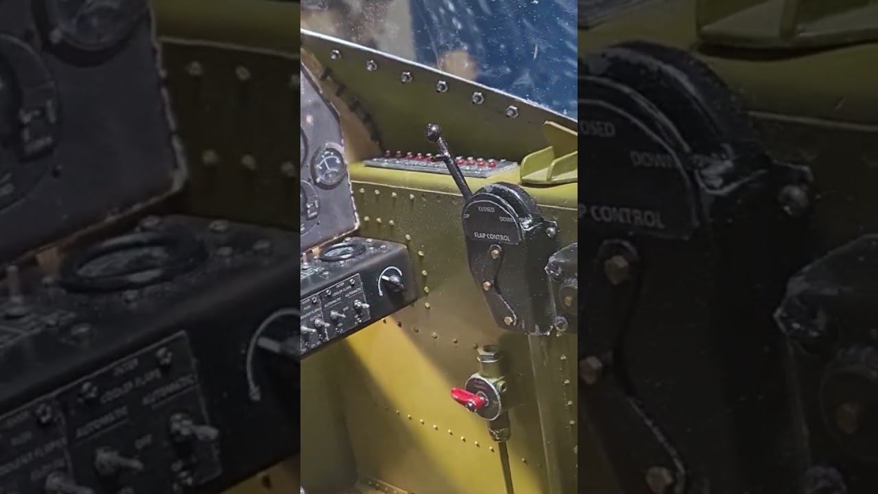 RC 1/4scale P83 cockpit side window