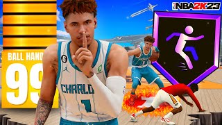 99 BALL HANDLE “ANKLE BULLY” BUILD + HOF ANKLE BREAKER IS THE SCARIEST ISO GUARD BUILD IN NBA 2K23!!