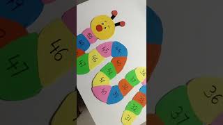 Backward Counting Caterpillar Craft #backward_counting #caterpillar #craftideas #caterpillarcraft