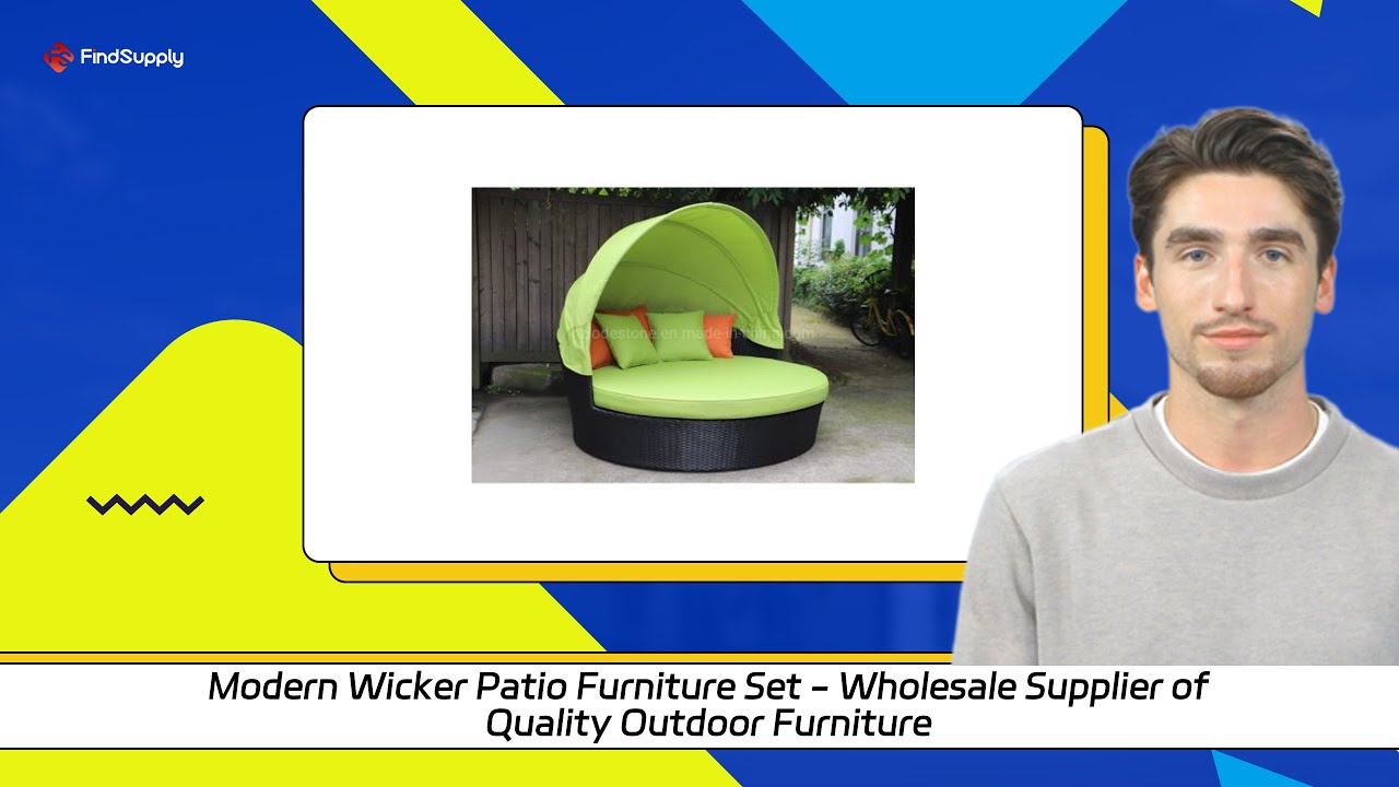 Modern Wicker Patio Furniture Set - Wholesale Supplier of Quality Outdoor Furniture