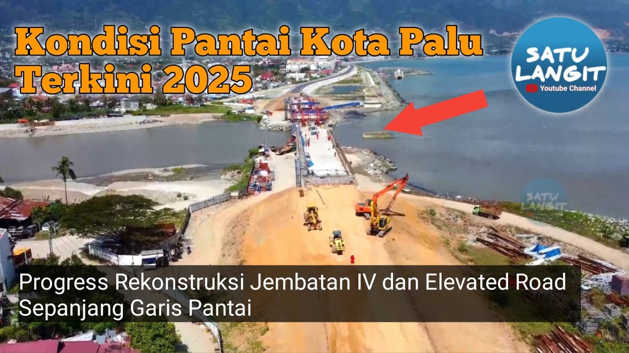 Kondisi Pesisir Pantai Kota Palu Terkini - Video Drone 2025 #dronevideo #kotapalu #palu