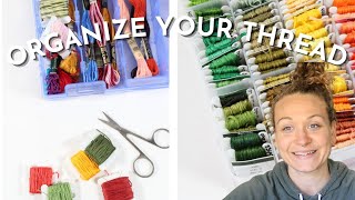 How To Store and Organize Embroidery Floss