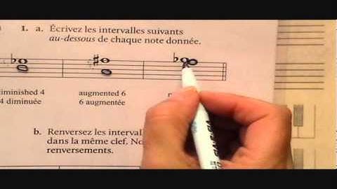 Writing Intervals and Rests for the Intermediate Theory Exam Together
