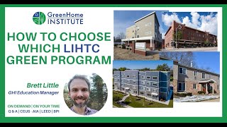 How to choose which LIHTC Green Program