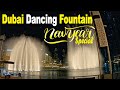 Amazing Dancing Fountain Show in Dubai | New Year Night Special | in Front of Burj Khalifa |4k| HD