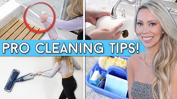 22 Expert Cleaning Tips That CHANGE THE GAME!!