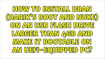 How to install DBAN (Darik