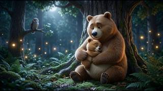 Moon Bear Cradle 🧸 | Gentle Music Box Lullaby for Babies &amp; Toddlers