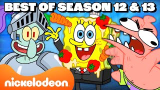 SpongeBob's Best of Season 12 \& 13 Marathon for 50 MINUTES! | Nicktoons