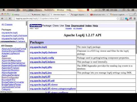 Basic Sample for Log4j