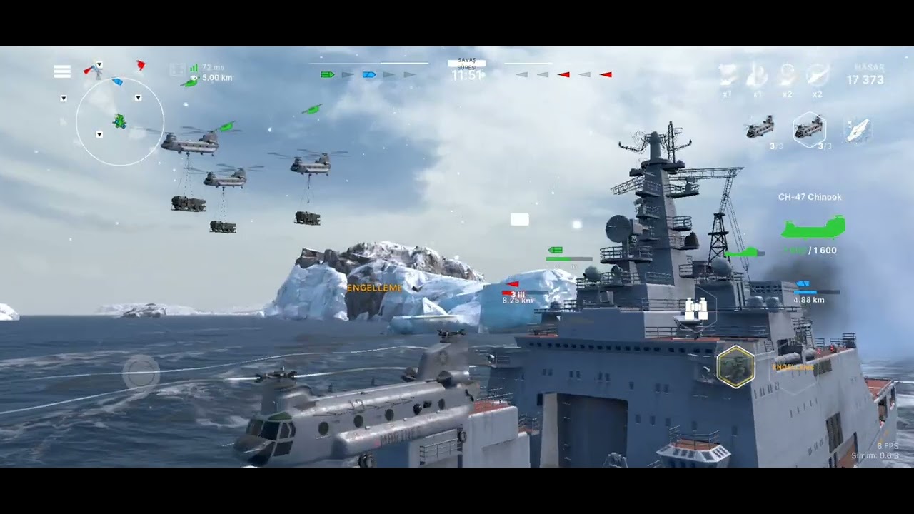 Takım topluyorum Warships mobile