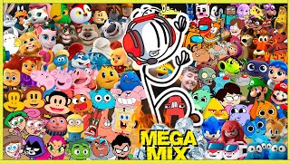 Megamix Henry Stickmin - Distraction Dance (Movies, Games and Series COVER) Part 5