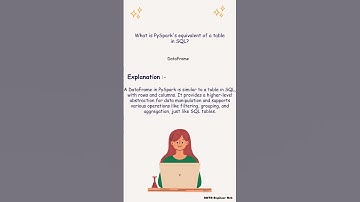 PySpark Equivalent of Table in SQL #apachespark #bigdata #pyspark #interviewquestions #dataengineer