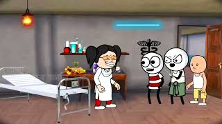 হাতেনাতে ধরা পড়লো ডাক্তার😆|মাস্টারমাইন্ড প্রফেসর |Mastermind Professor |Bangla Cartoon Comedy video