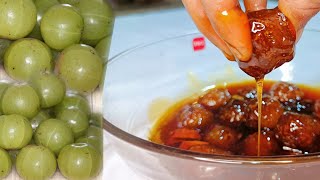 স্বাস্থ্যকর ও টেস্টি আমলকীর মোরব্বা আচার রেসিপি | Amlokir Achar | Murabba screenshot 5