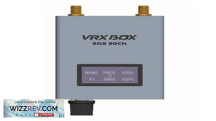 LST 5G8VRX BOX FPV Video Receiver 5.8GHz 80CH & Broad Voltage Support (7 35V) FPV