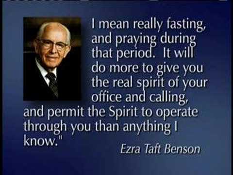 LDS (Mormon) Elder Joseph B. Wirthlin - Law of the Fast 1/2