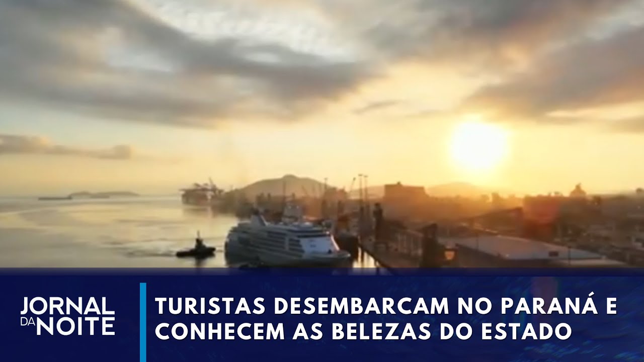 Turistas desembarcam no Paraná e conhecem as belezas do estado