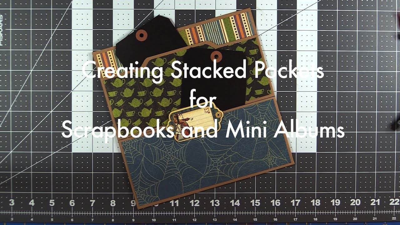 Stacked Pocket Page for Scrapbooks and Mini Albums YouTube