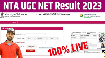 NTA NET UGC Result 2023 | UGC NET Result 2023 | UGC NET Result 2023 kaise check kare