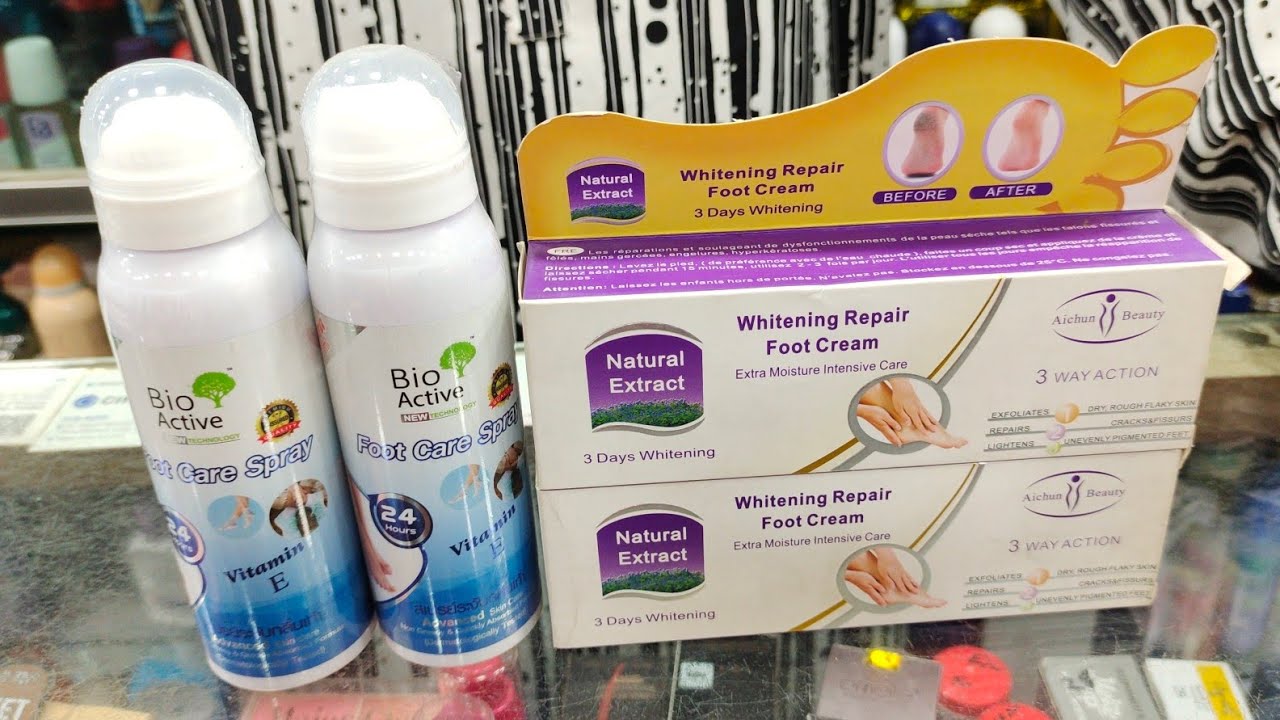 ll Whitening Repair Foot llCream ll Foot Care Spray ll পা ফাটা দূর করার উপায়/পা ফাটা দূর করার ক্রিম