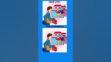 Find the Difference | Only Genius can find all 3 | Spot 3 Differences  #findthedifference #quiz