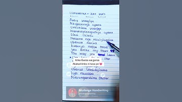 Uzagaruka - Sherrie Silver Foundation official video lyrics. subscribe