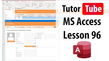 MS Access Tutorial - Lesson 96 - SQL Query NULL