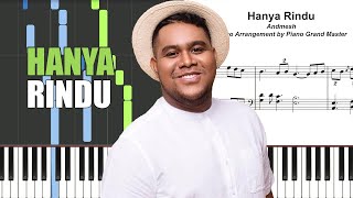 When You Miss Someone You Have Lost, LISTEN THIS!!! || Andmesh - Hanya Rindu || FREE Sheet Music