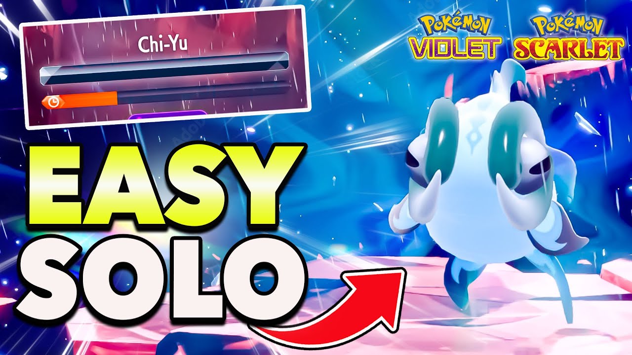 The BEST Pokemon to SOLO SHINY CHI YU Tera Raid in Scarlet and Violet