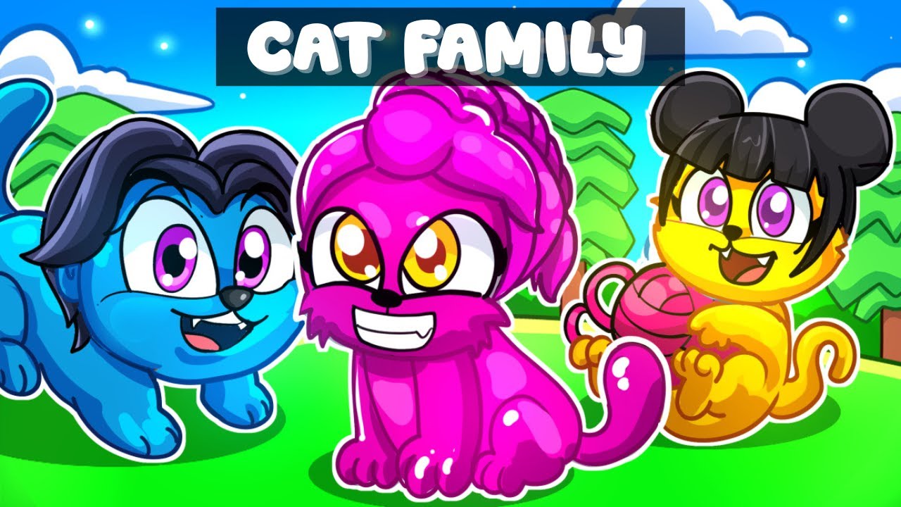 Having a KPOP CAT FAMILY in Roblox!