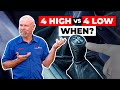 When to use high range or low range like a pro offroad