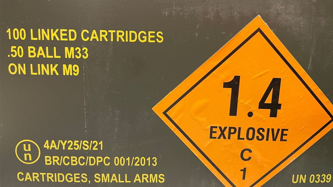 Свежие патроны .50 BMG! Вскрой! 