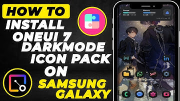 How to Install OneUI 7 Dark Mode Icon Pack on Any Samsung Galaxy | Free Setup 2025