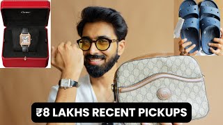 My Rs 8 Lakhs Haul Of Cartier Watch, Shoes, Designer Perfumes Etc