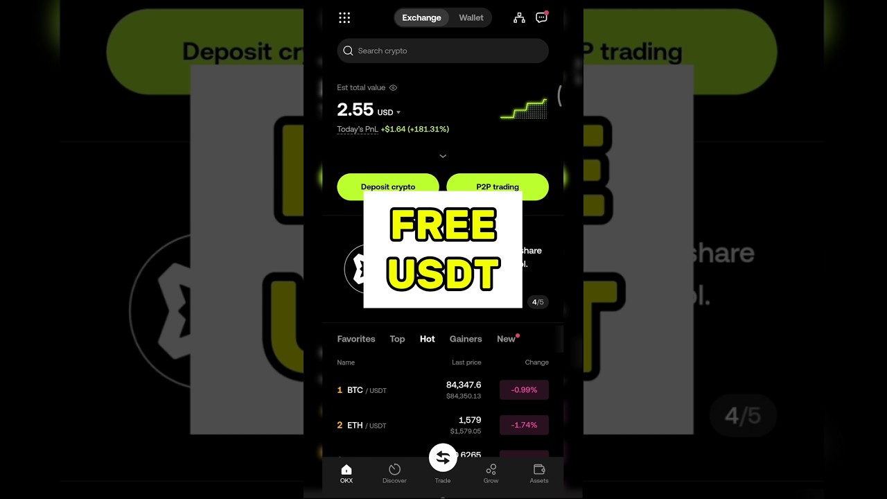 Free OKX Usdt 