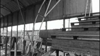 Grandstand demolition at Edgar Street, 21st May 1968.