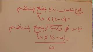 التبليط والمضلعات للصف الأول متوسط الفصل الدراسي الثاني