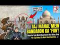 Taj Mahal bandaron ka jhund wazu ke paani wale tank mein nahaateaur khelte hue video mein nazar aaya