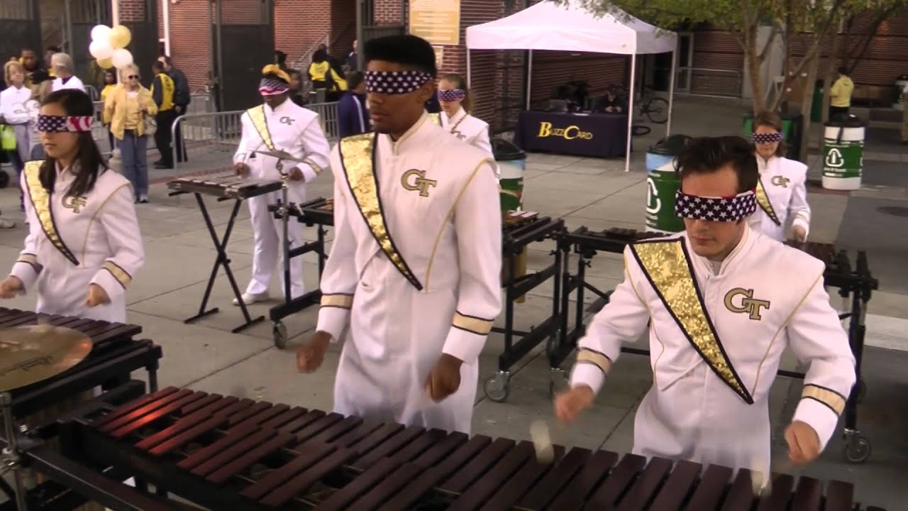 Tech Marching Band Front Ensemble Nov 2, 2013 YouTube