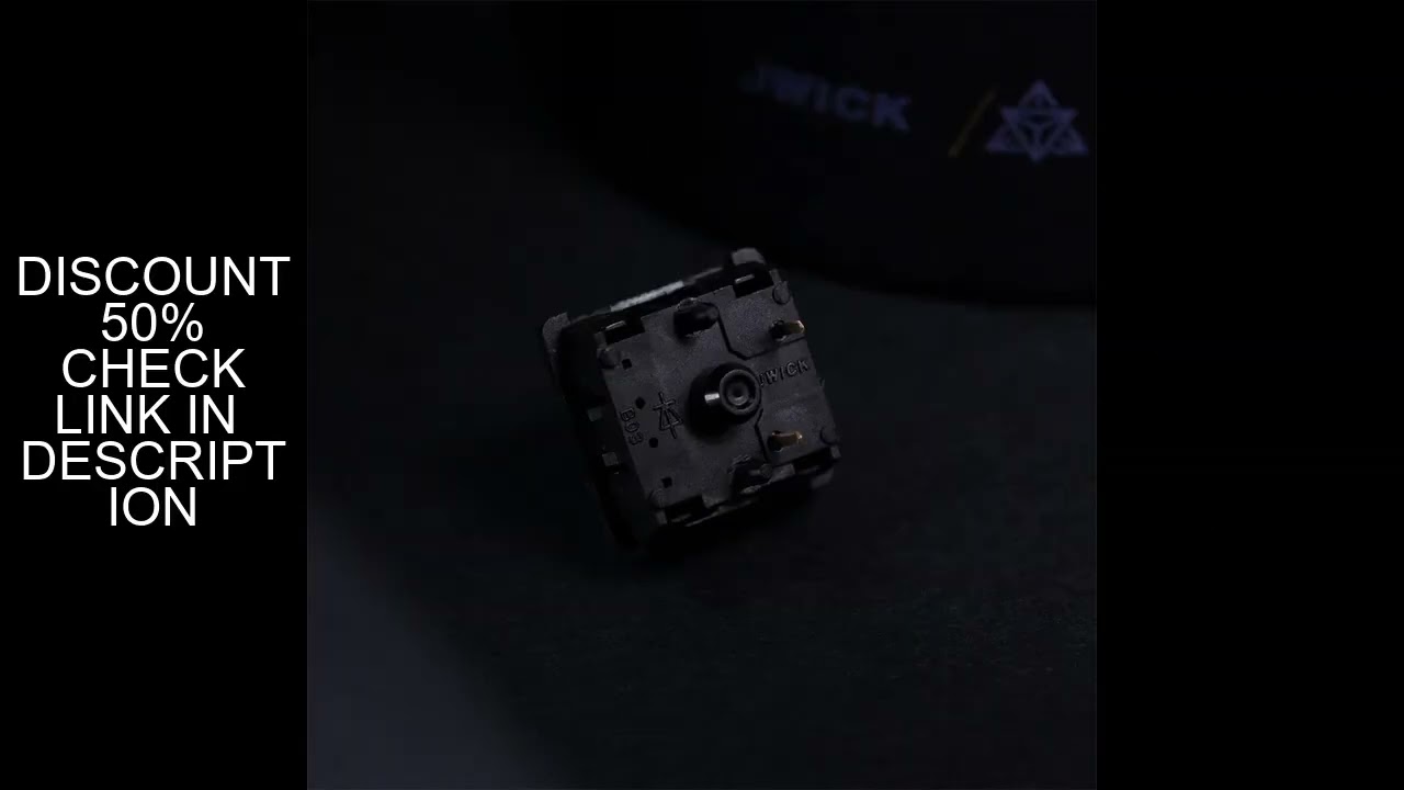 VERTEX V1 Linear Switches Pre-Lubed (Jar Packaged) for Mechanical Keyboard DIY | MX-Style Smooth Swi